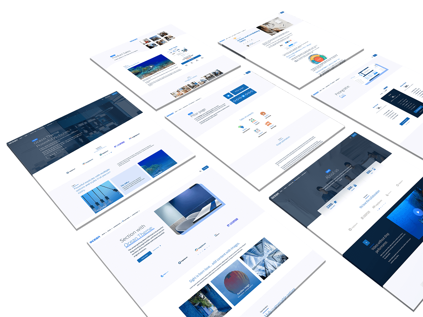 Ocean Theme - CMS HubSpot