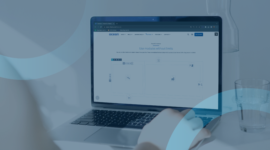 Cómo hacer una página web con Ocean Theme