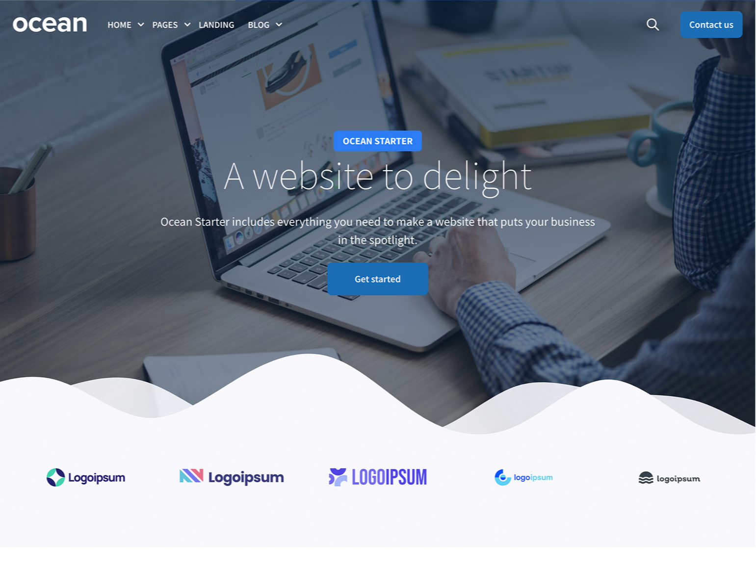 Home 01 - Ocean Starter